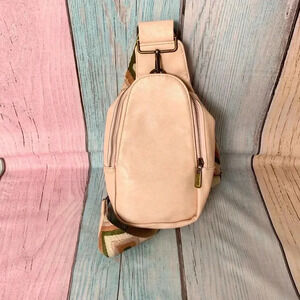 Cream Crossbody Bag